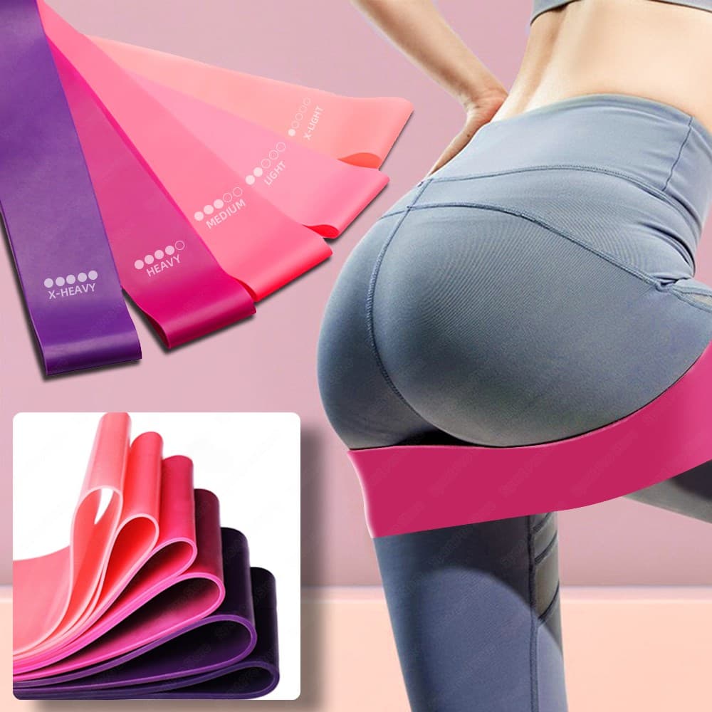 Bandas elásticas de glúteos y piernas, 60 cm